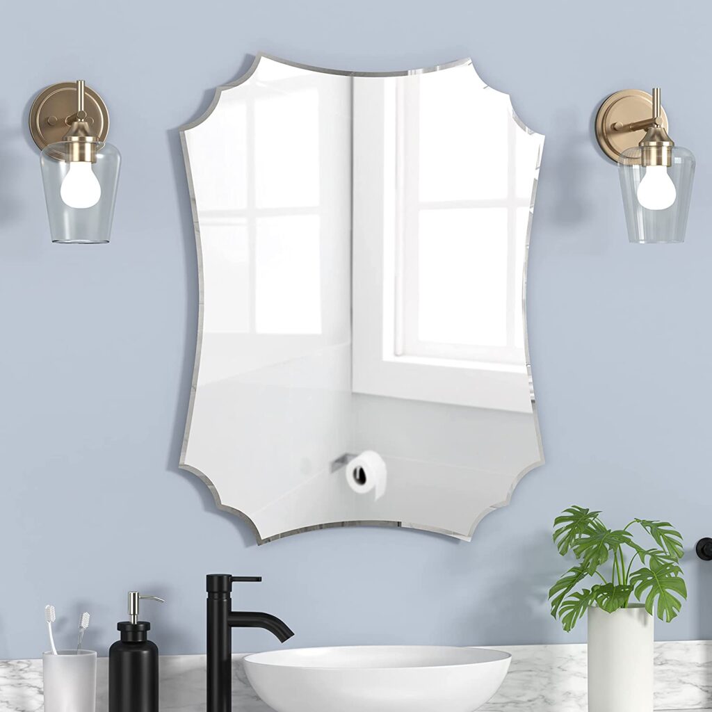 exotic mirror frame design