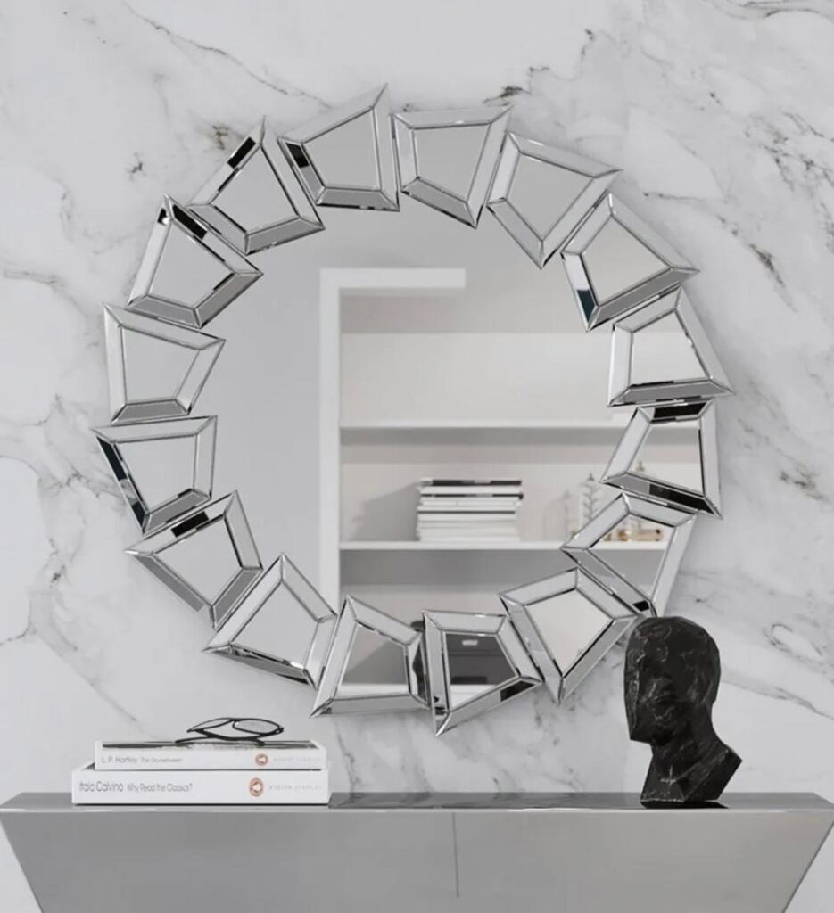 modern venetian mirror