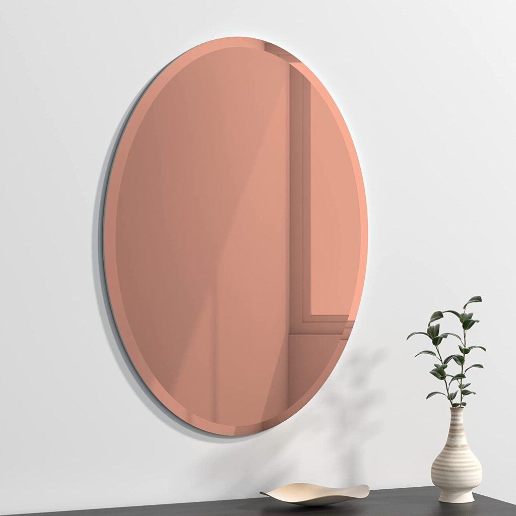 Roze Gold Frameless Bathroom Mirror - Alfa Design