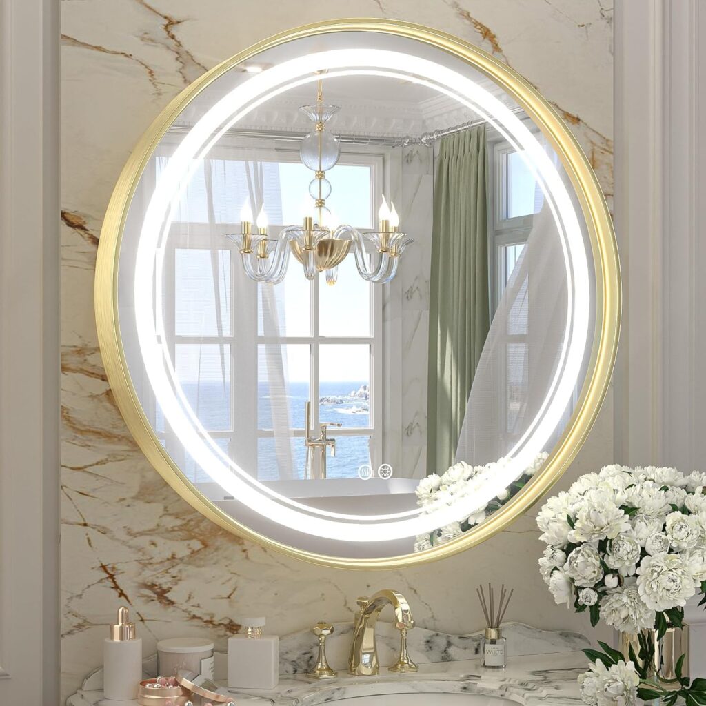 led mirror bedroom