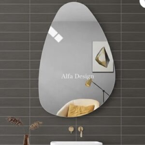 Frameless Bathroom Oval Mirror