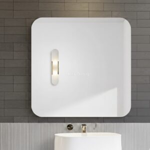 Frameless Bathroom Square Mirror