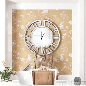 Decorative Mirror Wall Clocks, 24 Inch