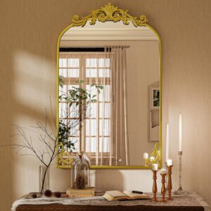 Antique Wood Vintage Mirror, 24x36
