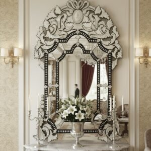 Wall Crown Mirror Venetian Mirror  60"x36"inch