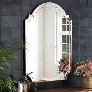 Chende 22" x 34" Arched Decorative Wall Mirror