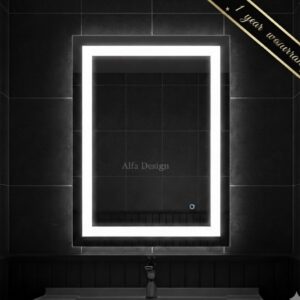 LED Rectangular Frontlite Bathroom Mirror