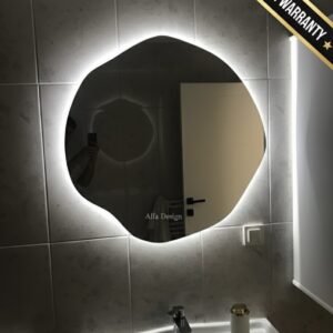 LED Irregular Round Backlite Mirror