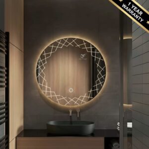 LED Round Nest Wall Mirror