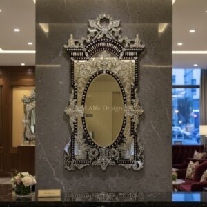 Oslar Antique Wall Mirror Venetian Inspired