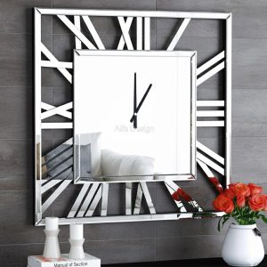 Decorative Mirror Wall Clocks, 24 Inch