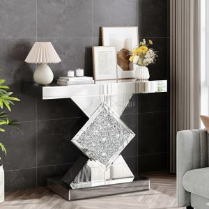 Diamond Crush Console Table