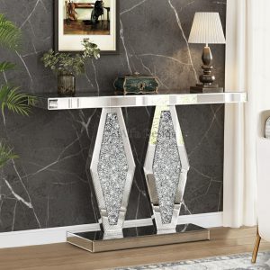 Diamond Crush Console Table